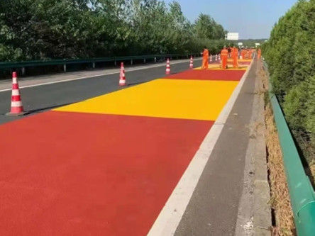 南通道路路面改色施工