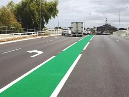 南通公路路面改色