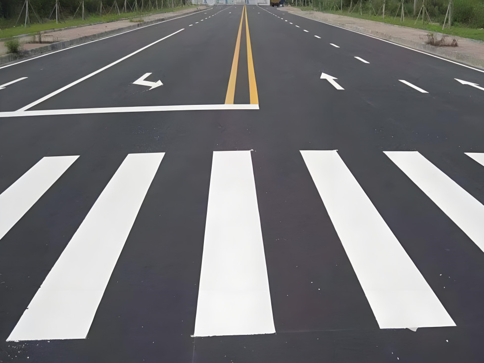 道路划线斑马线